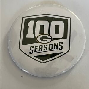 Green Bay Packers 100 Seasons Button